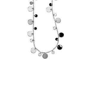 NWT -  Silver Panorama Long Necklace